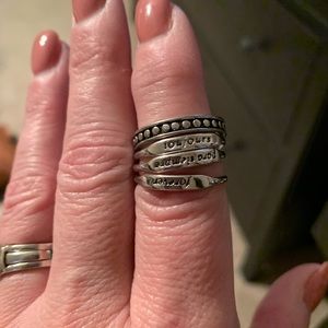 Lia Sophia stack rings